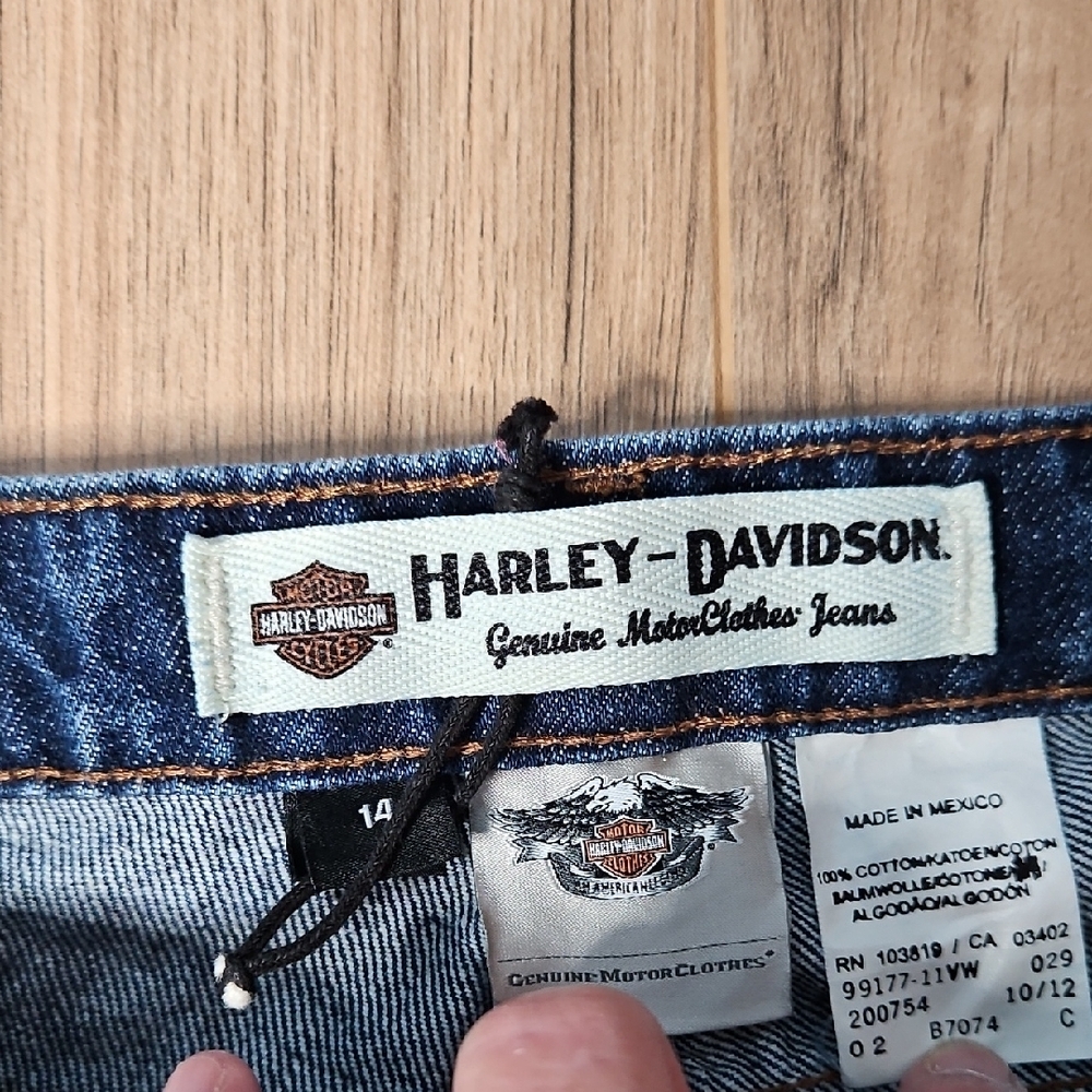 Harley-Davidson Women’s Bikercore Jeans 14 - Picture 2 of 9